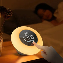 Load image into Gallery viewer, LED Alarm clock with bed light