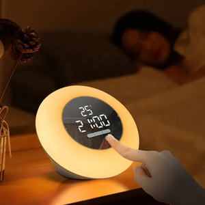 LED Alarm clock with bed light